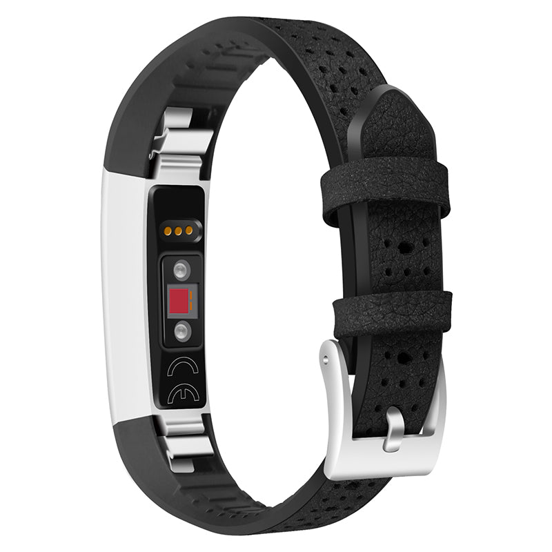 TPU+Cowhide Leather Adjustable Watch Strap Replacement Wrist Band for Fitbit Alta Alta HR Ace TPU+Cowhide Leather Adjustable Watch Strap Replacement Wrist Band for Fitbit Alta Alta HR Ace